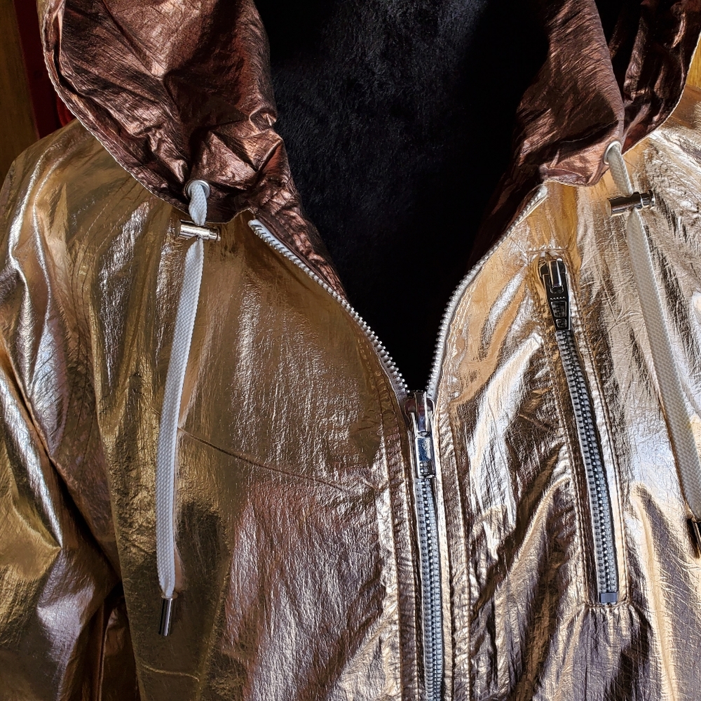 Vintage Blank NYC Reversible Bomber hoodie Jacket